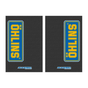 KIT ADESIVI FODERI FORCELLA OHLINS SU FONDO CARBONIO
