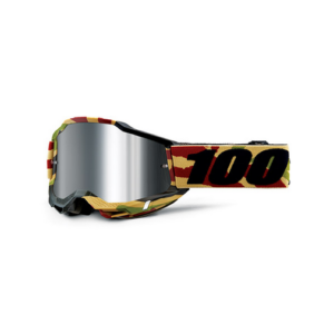 MASCHERA 100% ACCURI 2 MISSION - LENTE A SPECCHIO ARGENTO