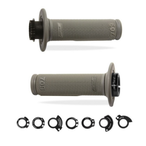 COPPIA MANOPOLE LOCK-ON PRO GRIP 709 - GRIGIE