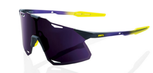 OCCHIALI DA SOLE 100% HYPERCRAFT - MATTE METALLIC DIGITAL BRIGHTS - LENTI VIOLA SCURO