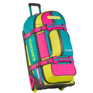 OGIO Borsone trolley per attrezzatura moto Rig 9800 Pro Miami Vice da 125L con portastivali estraibile