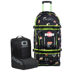 Borsone trolley per attrezzatura moto Rig 9800 Pro LE Sushi da 125L con portastivali estraibile