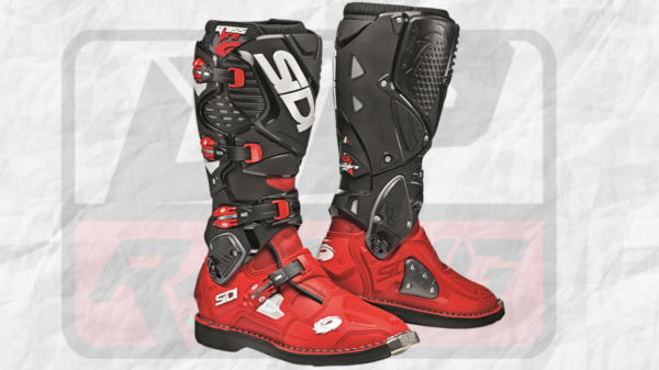 Stivali Sidi Crossfire 3 rosso nero