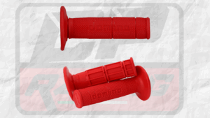 COPPIA MANOPOLE CROSS/ENDURO ROSSO
